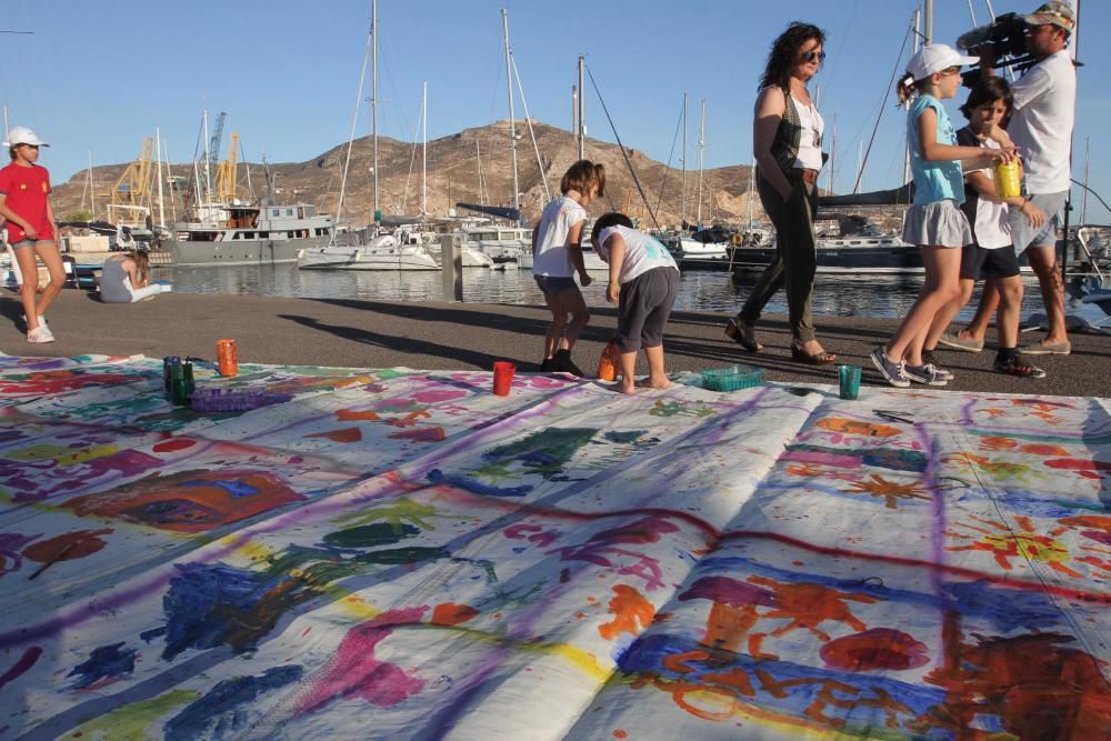 Velas hechas de sueños infantiles solidarios