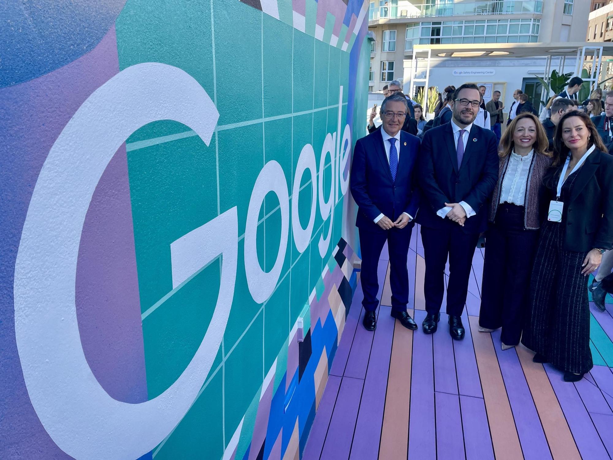 La inauguración del Centro de Ciberseguridad de Google en Málaga, en imágenes.