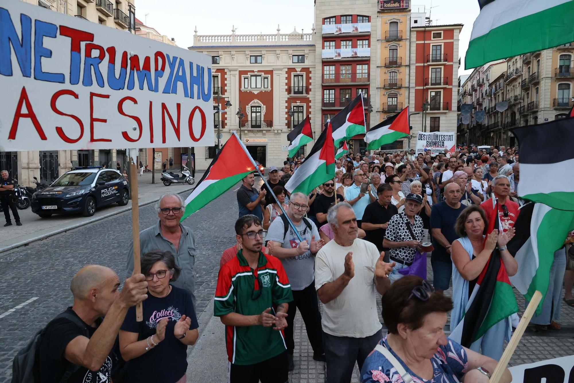 Concentración en Alcoy contra el genocidio en Gaza