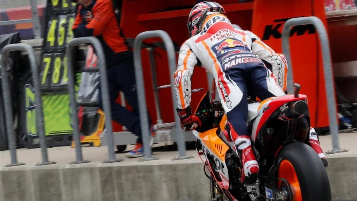 Márquez en uno de sus circuitos favoritos