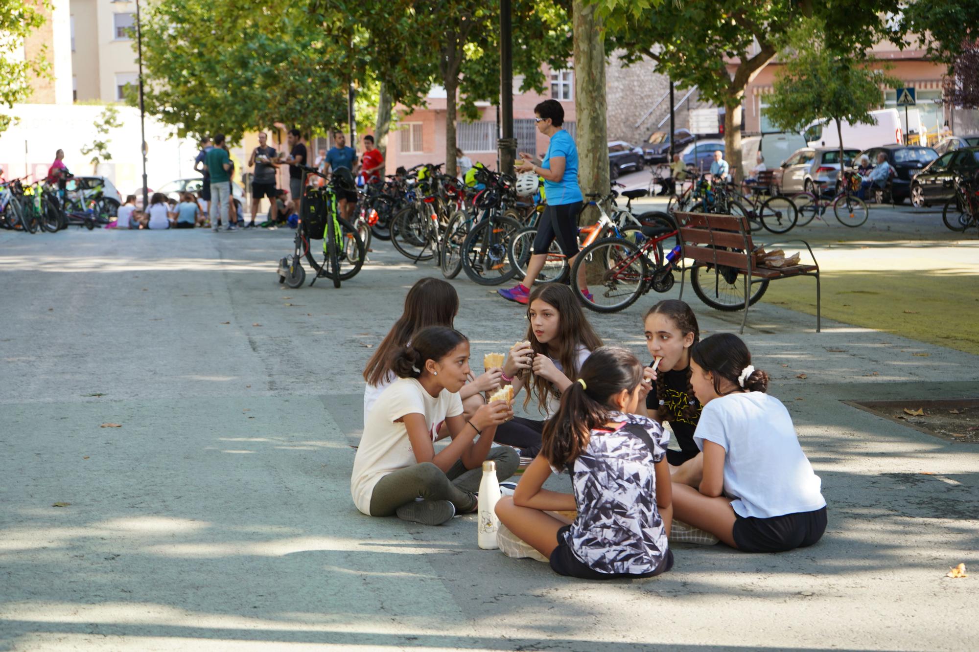 200 escolares de Ontinyent celebran el Día Mundial Sin Coches