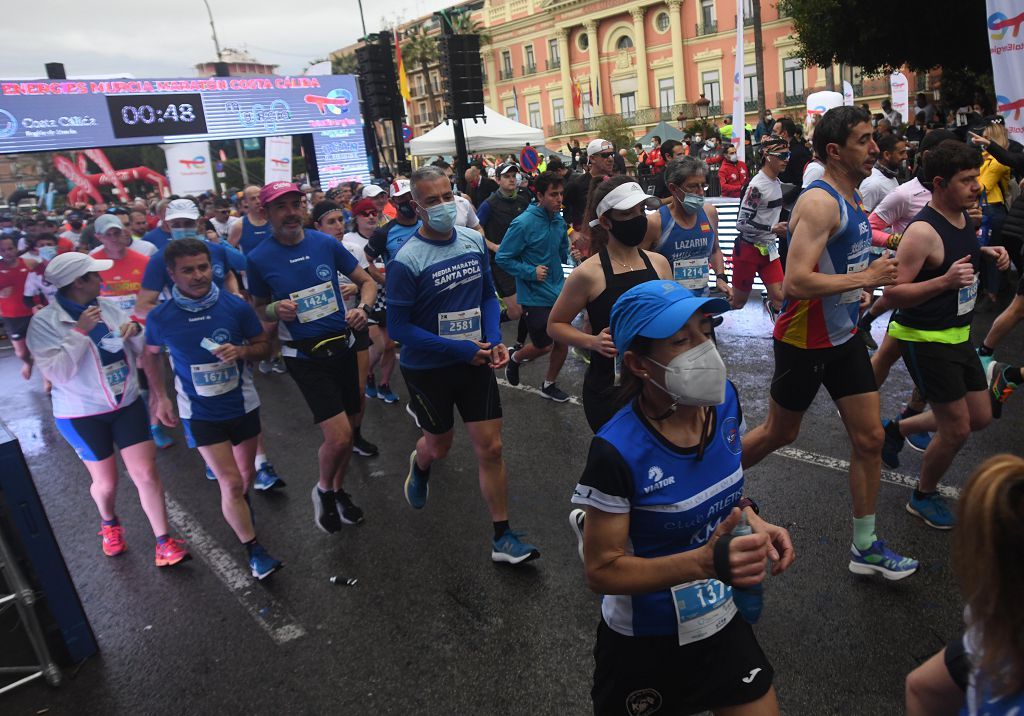 Así fue la salida de la maratón y la media maratón de Murcia (II)