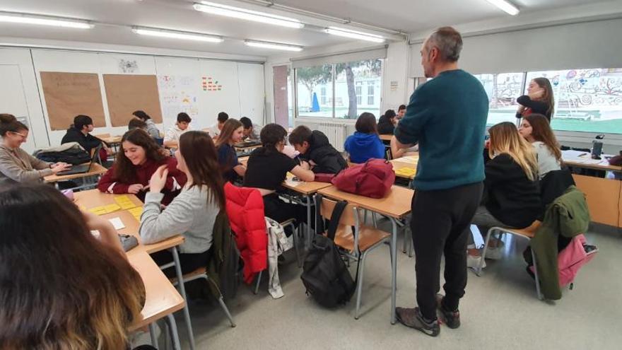 Dinàmica amb alumnes de l&#039;Institut Cardener