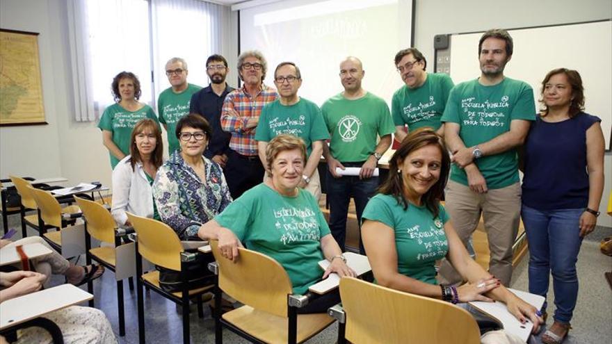 La escuela pública denuncia la «clara intencionalidad» de la Justicia