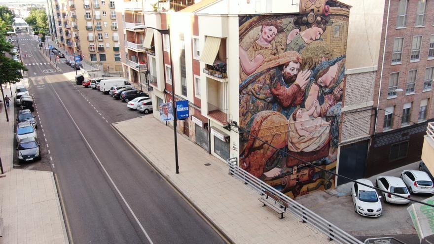 Zamora presume de nuevo mural en la ciudad