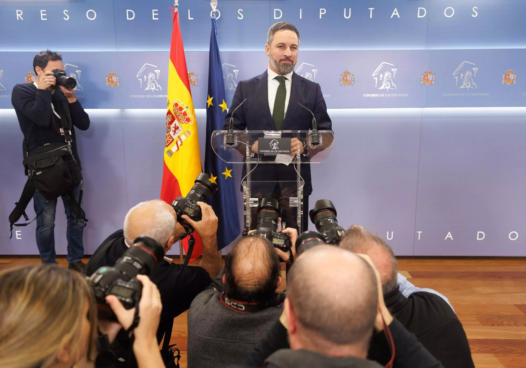 Vox registra en el Congreso su segunda moción de censura de la legislatura