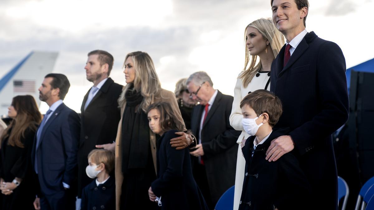 La familia Trump.