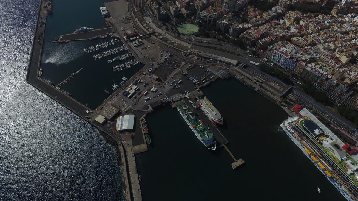 Zona portuaria en la que se ejecutará el proyecto Muelle de Enlace.