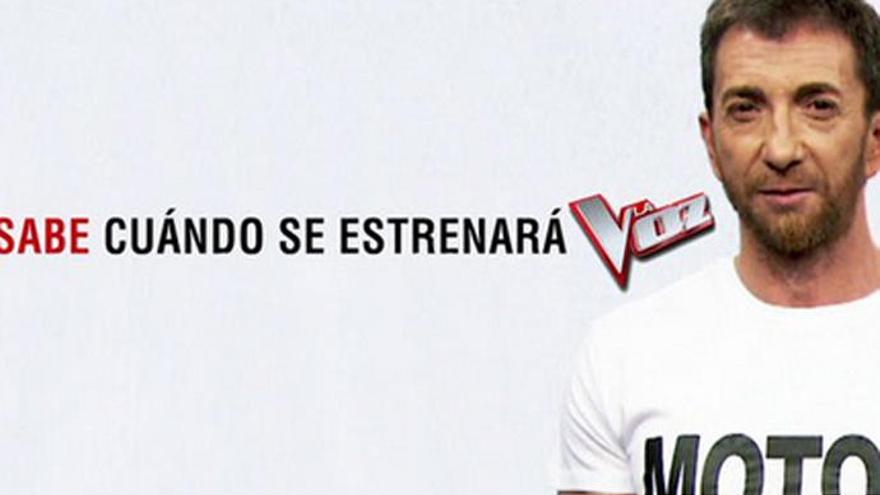 Pablo Motos sabe la fecha de estreno de &#039;La Voz&#039;.