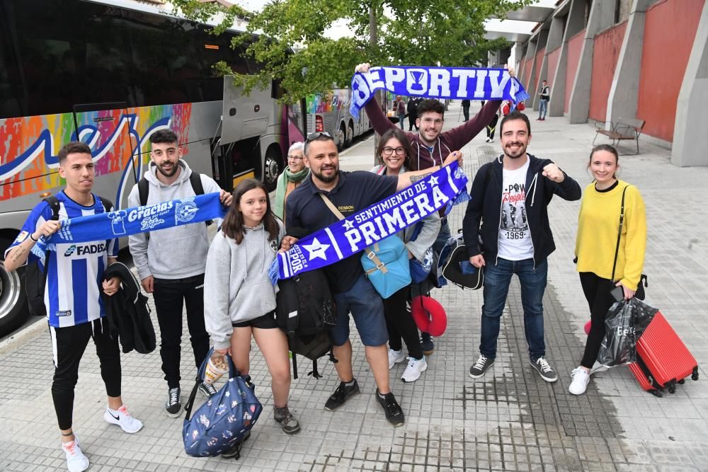 400 aficionados acompañarán al Dépor en Málaga