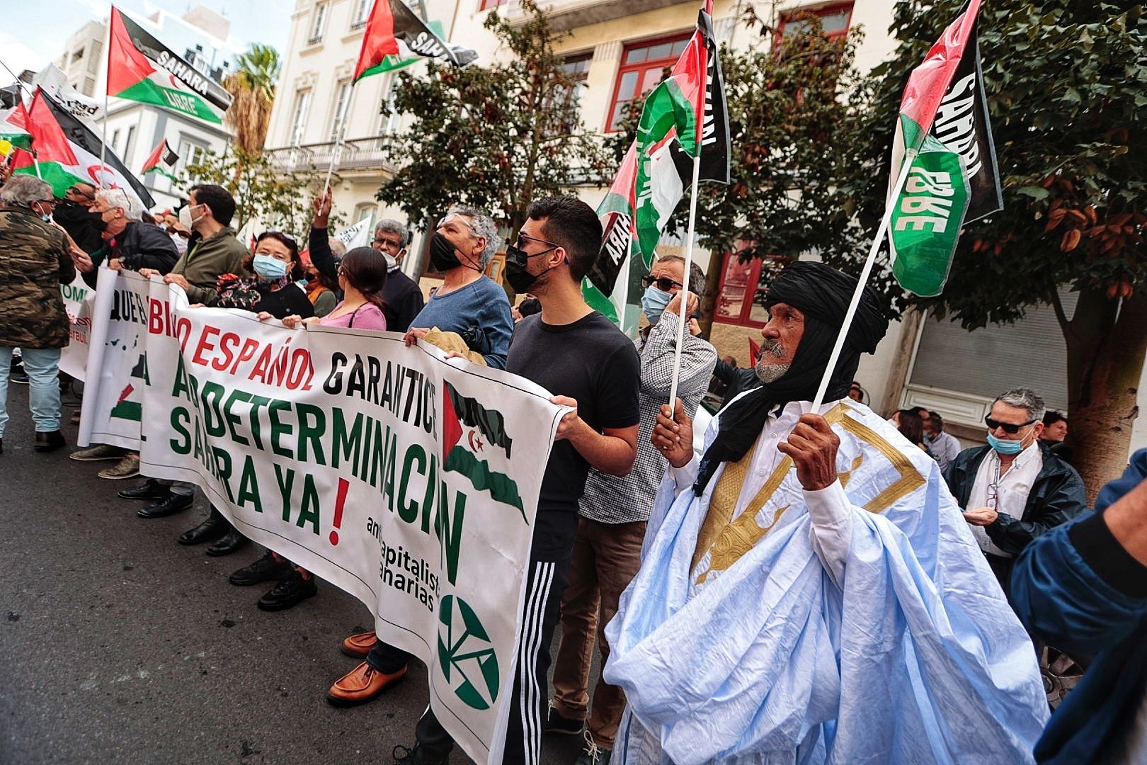 Concentración en apoyo de la autodeterminación de la causa del pueblo saharaui (26/(03/2022)