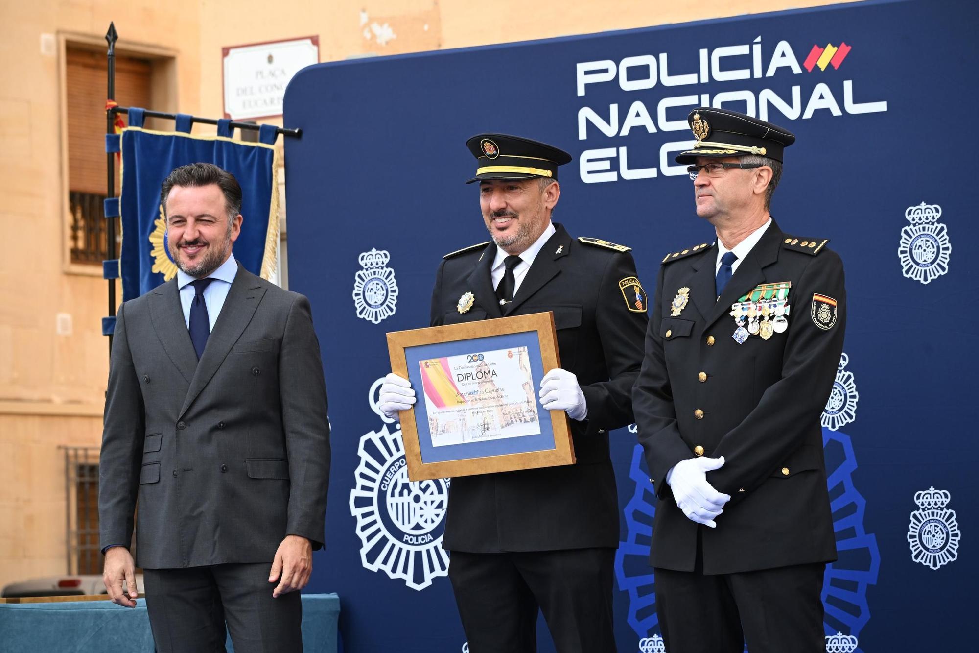 La Policía Nacional de Elche celebre el día de su patrón
