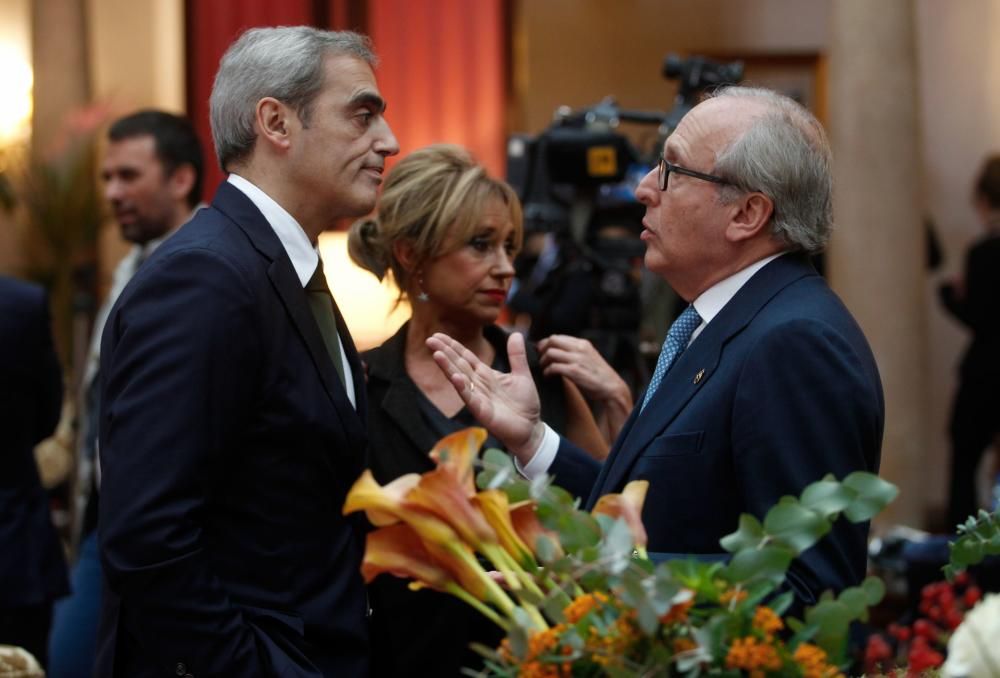 Ambiente en el hotel de la Reconquista la mañana del día de entrega del los premios Princesa de Asturias