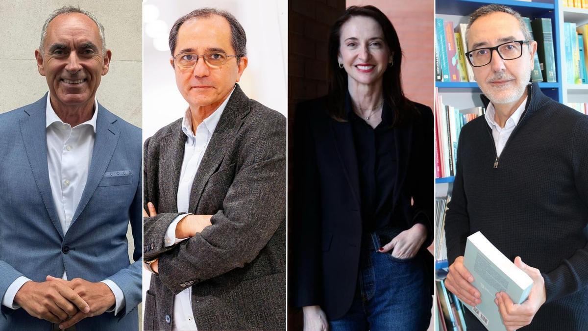 De izquierda a derecha: Carles Padilla, Juan Luis Gandía, Ángeles Solanes y Francisco Ródena