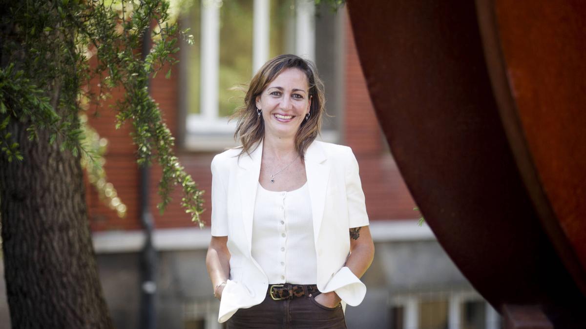 Delia Campomanes, diputada de IU.