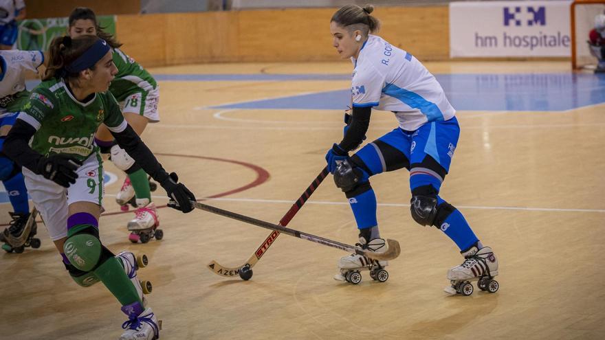 Rebe González, en un partido de esta temporada con el HC.