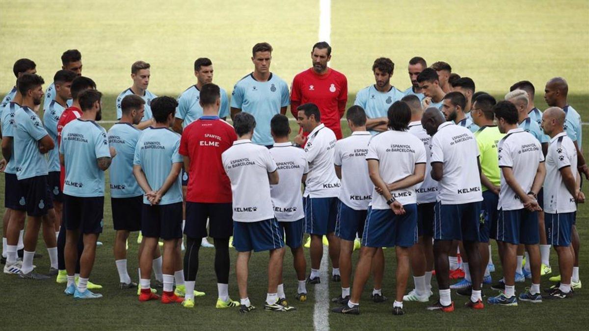 El Espanyol mantuvo una larga reunión para tratar de mejorar las cosas.