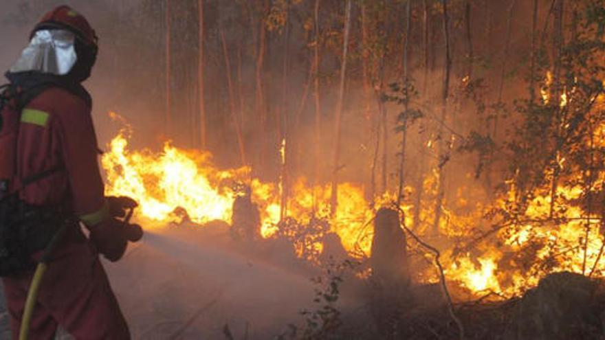 Incendios en Galicia.