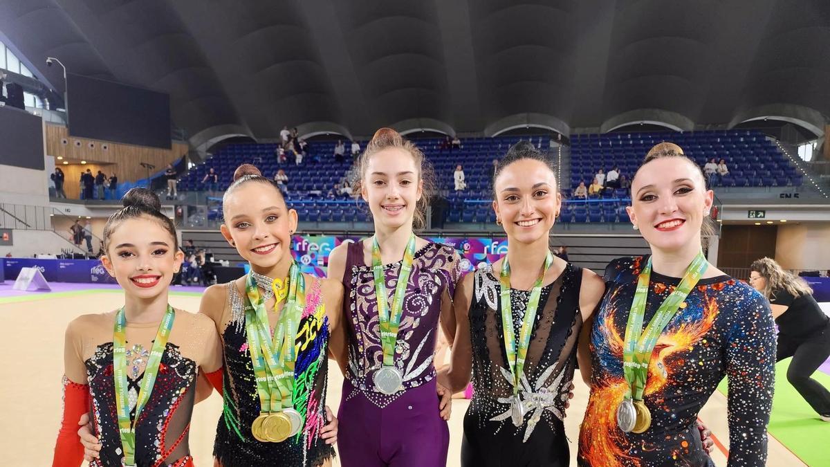 Las gimnastas.