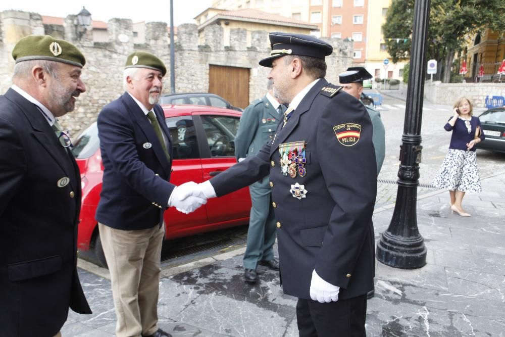 Celebración de la fiesta Policía Nacional en Gijón