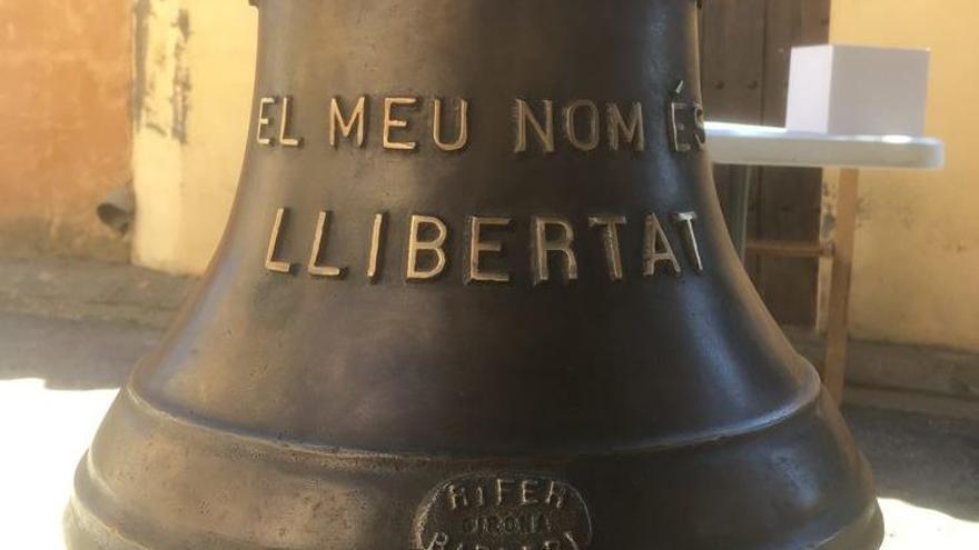 Simulació de com serà la campana Llibertat que es fondrà