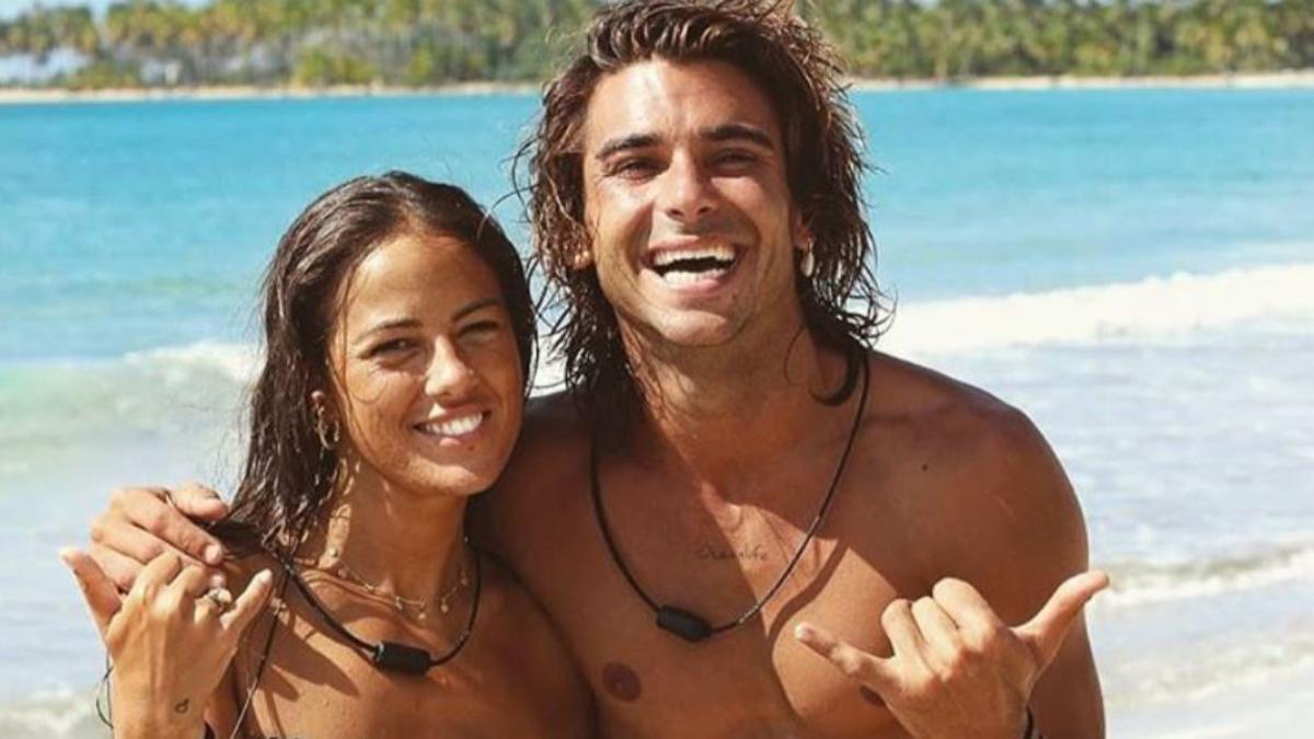 Melyssa y David en 'La isla de las tentaciones'.
