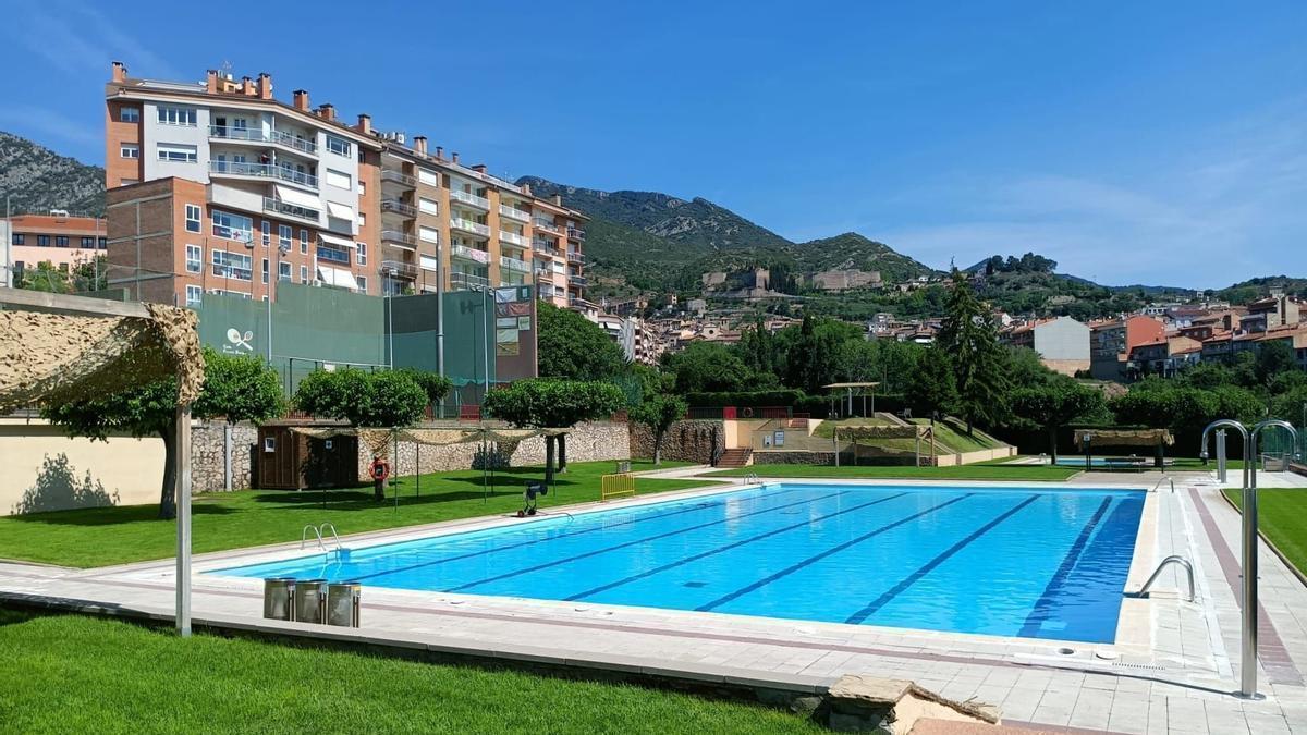 Les instal·lacions de les piscines municipals, en una imatge d'arxiu
