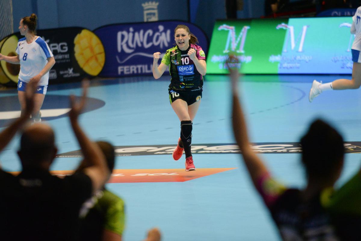 Primer partido de la final de la EHF European Cup entre el Rincón ...