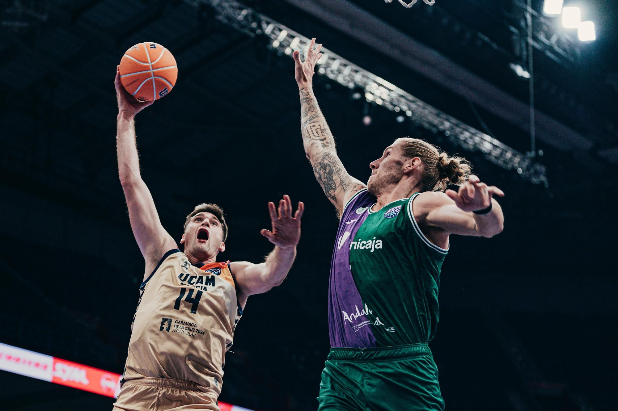 El UCAM Murcia - Unicaja de la Final Four de la BCL, en fotos