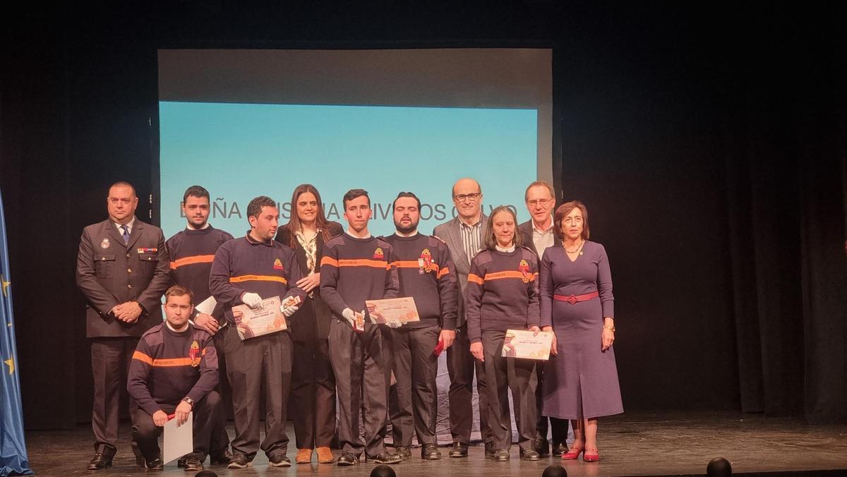 Voluntarios de Protección Civil, reconocidos en Toro por su labor en los incendios forestales de Zamora de 2025