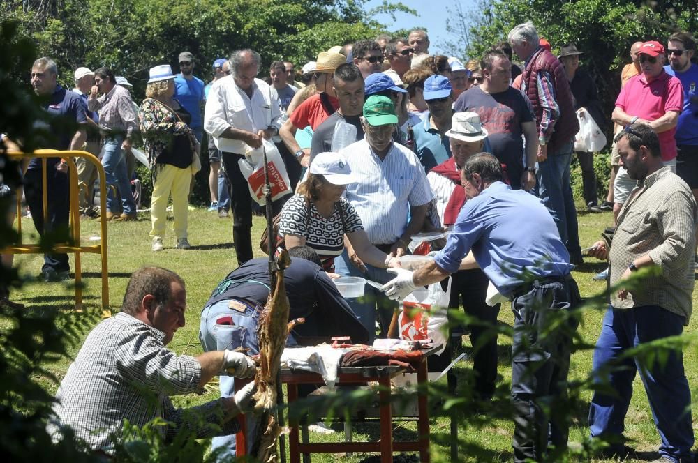 Fiesta del Corderu en Prau L.lagüezos