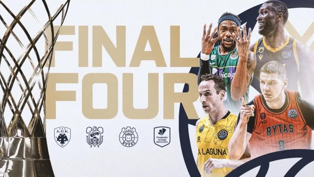 Cuadro de equiòs que jugarán la Final Four de la BCL