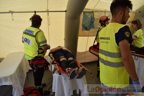 Simulacro de la UME en Alcantarilla