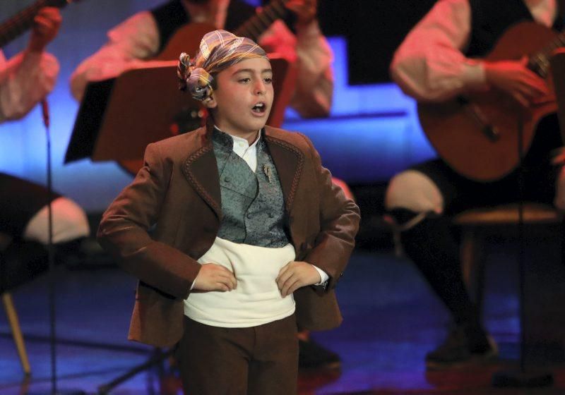 Certamen infantil de jota aragonesa en el Auditorio de Zaragoza