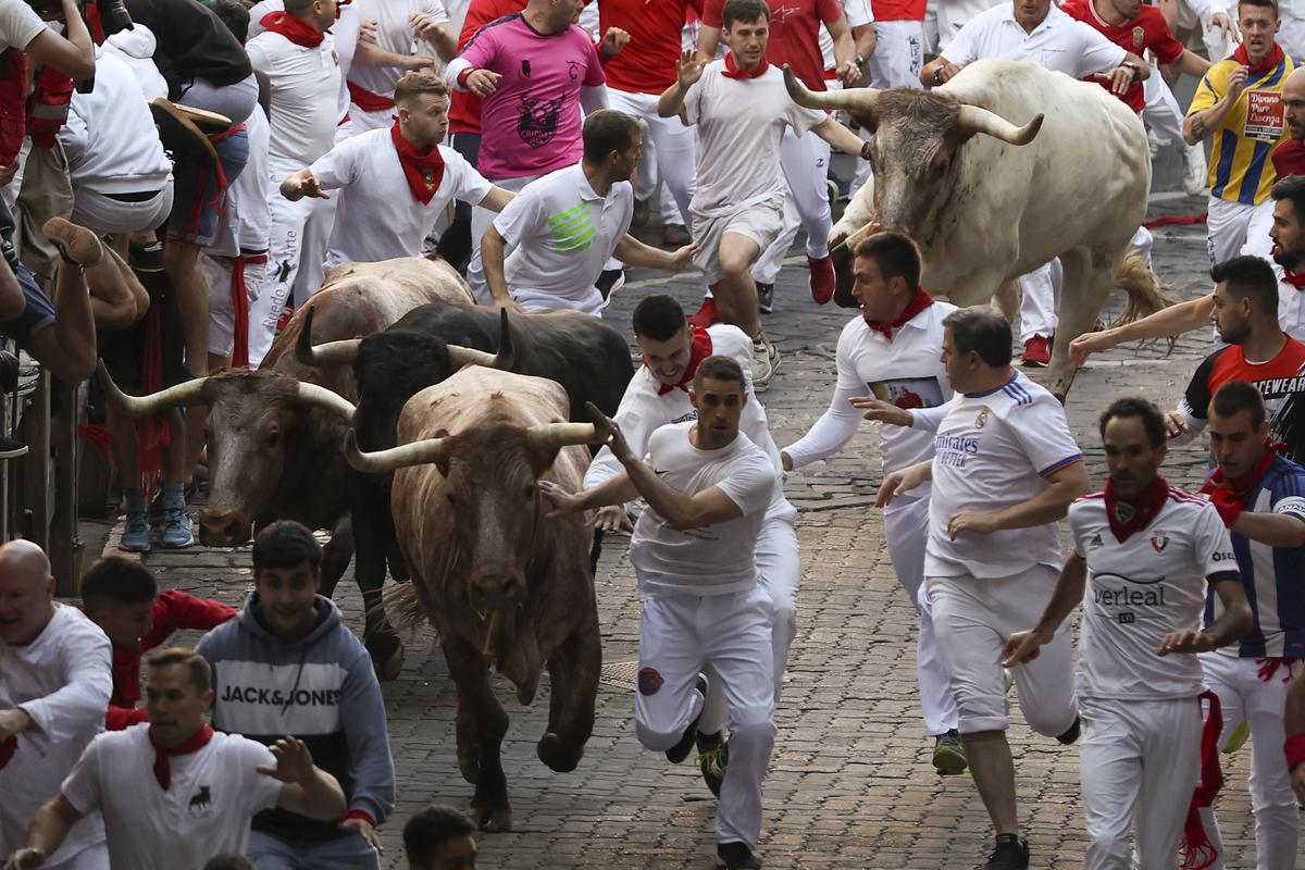 Primer encierro de los Sanfermines 2022