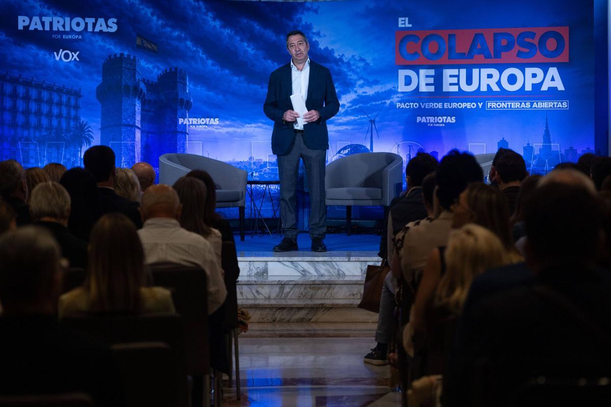 Valencia. VLC. Vox reúne a diferentes partidos de la ultraderecha europea dentro del grupo de los 'Patriots'. Habla Vicente Barrera