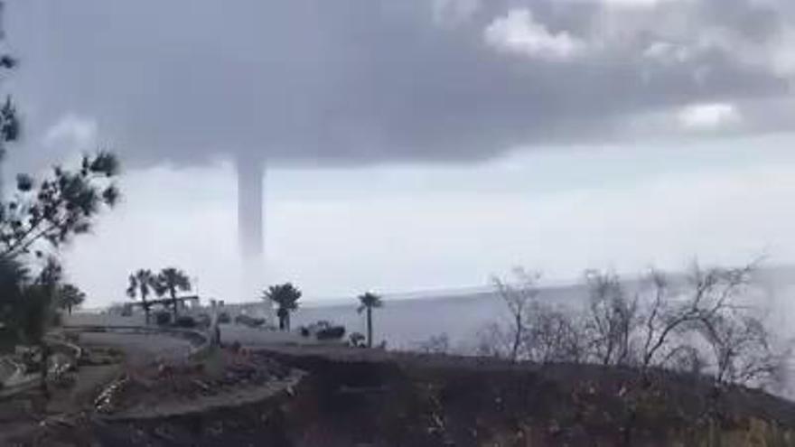 Tromba marina en la costa sur de Fuerteventura