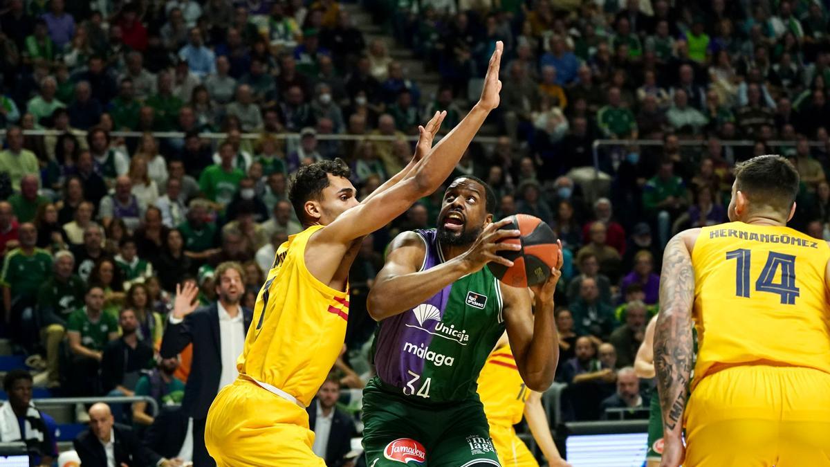 El Unicaja - FC Barcelona de la Liga Endesa, en imágenes