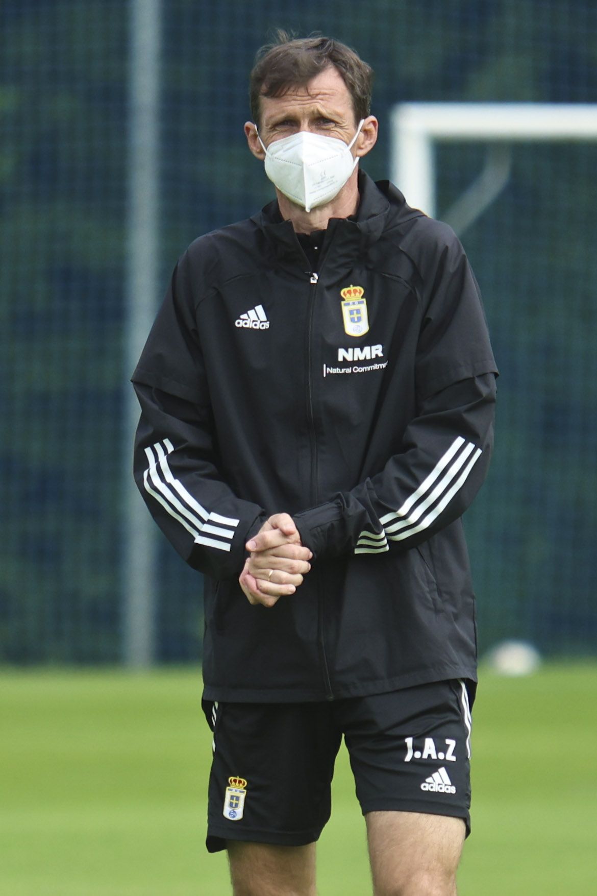 El entrenamiento del Oviedo tras perder en Girona