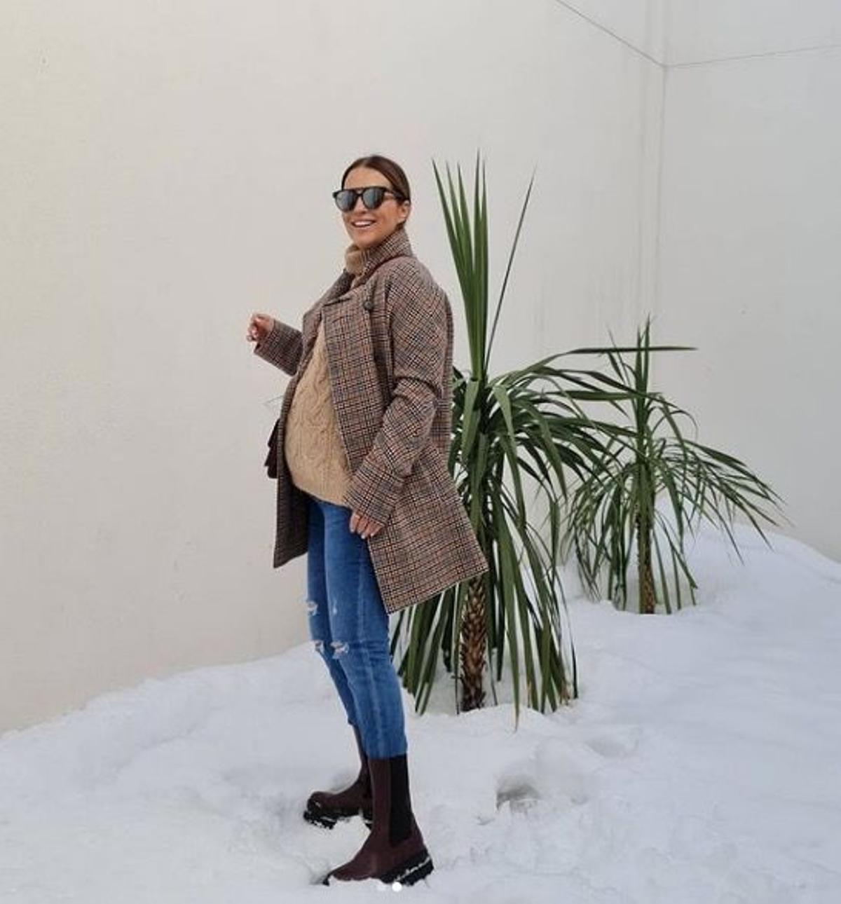 Paula Echevarría, ideal con un look invernal