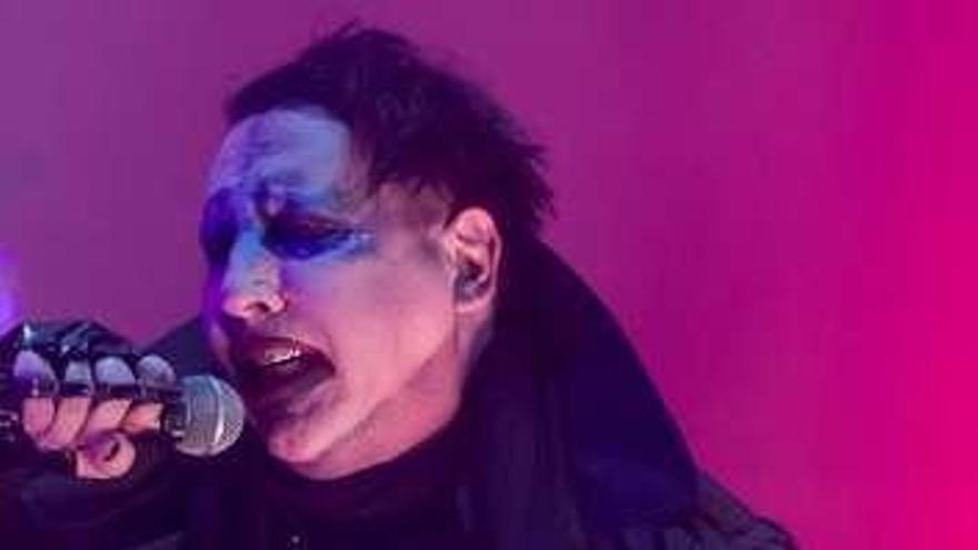 Marilyn Manson, en un concierto.