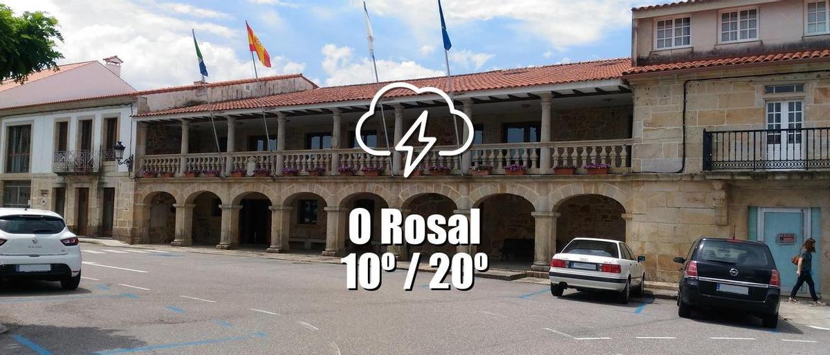 El tiempo en O Rosal: previsión meteorológica para hoy, jueves 7 de mayo