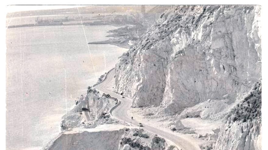 Carretera de la  Cantera en la  década de 1960.
