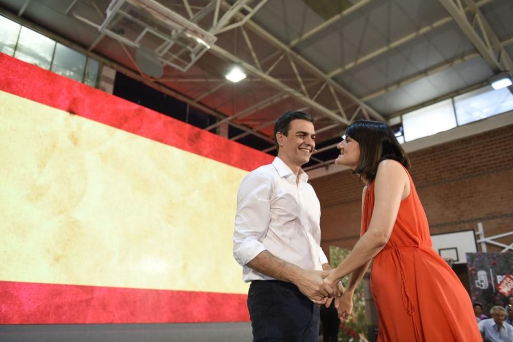 Mitin de Pedro Sánchez en Murcia