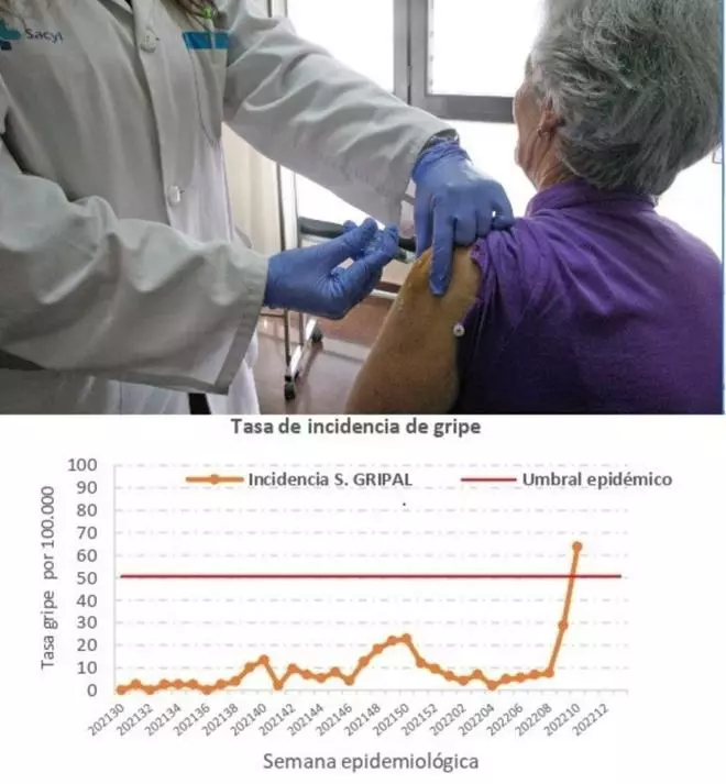 La gripe estacional reaparece en Zamora, prólogo de un coronavirus en retroceso
