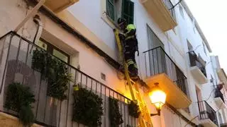 Los bomberos de Ibiza, sin tregua por el temporal
