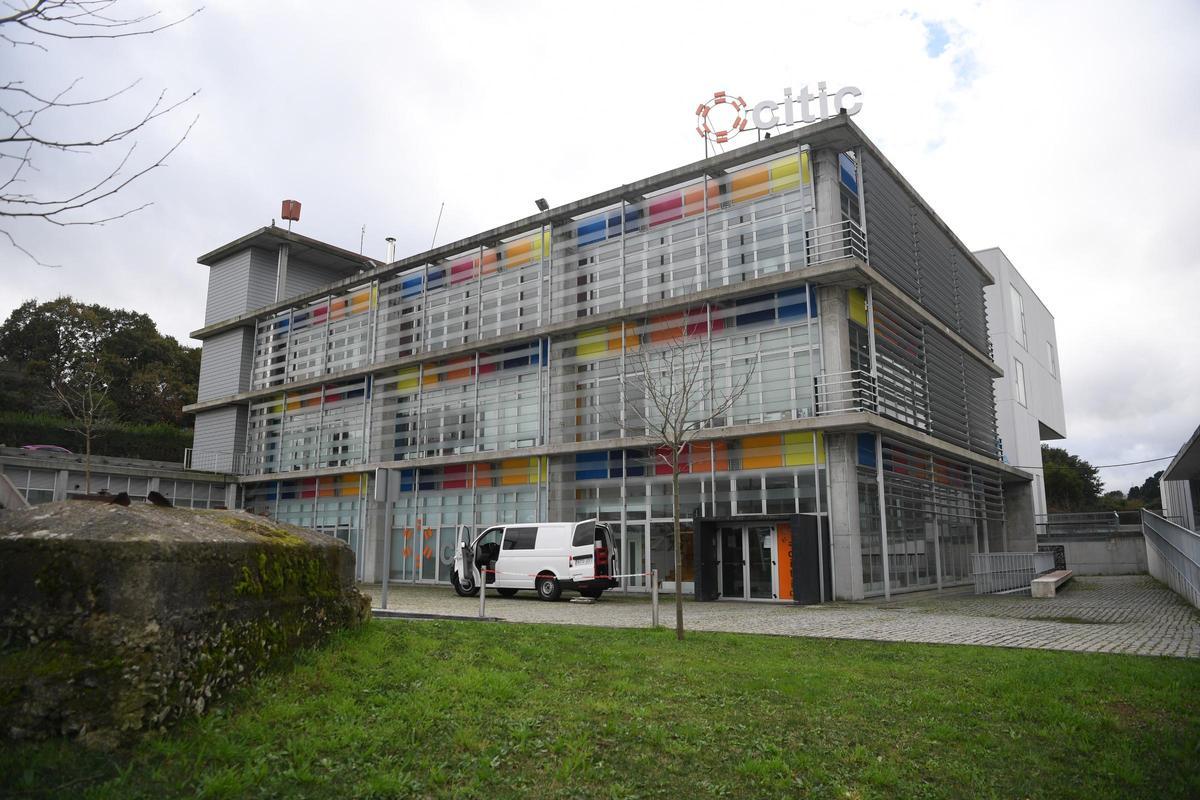 Edificio del Citic en el campus de Elviña.
