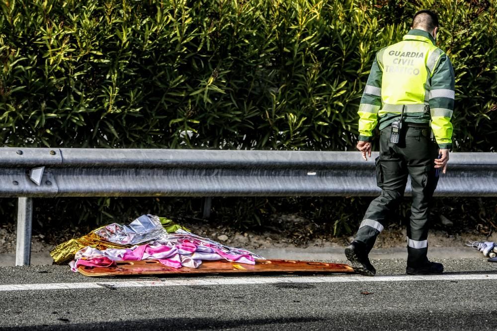 Un conductor en dirección contraria causa un accidente con dos muertos en la A-7 en Tibi