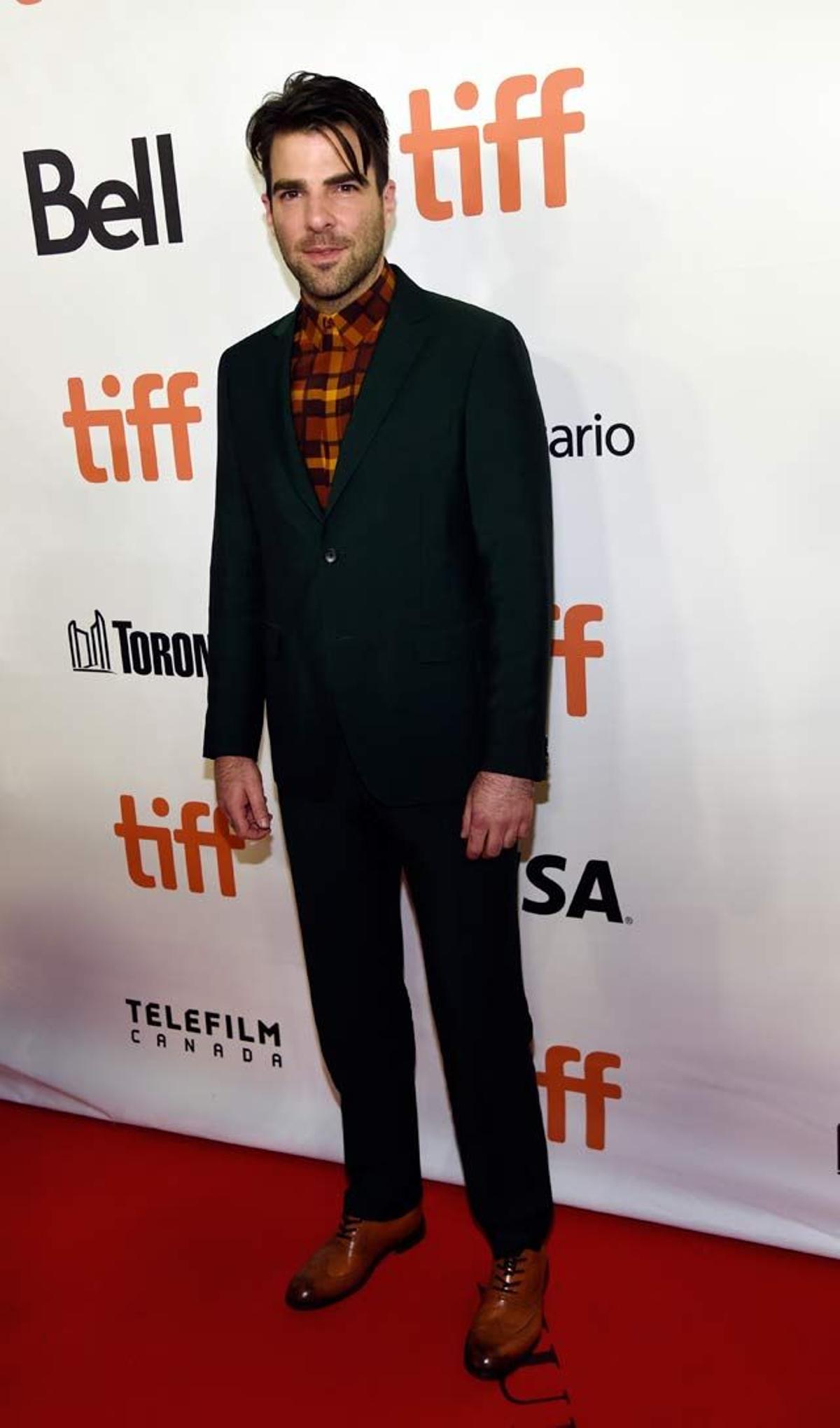 Zachary Quinto en el Festival de Cine de Toronto.
