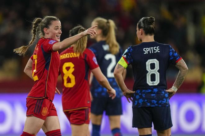 España - Países Bajos, la semifinal de la Nations League Femenina, en imágenes.